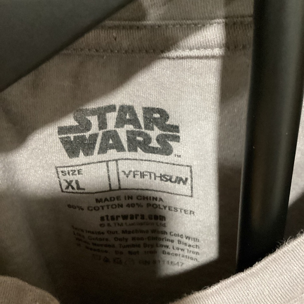 STAR WARS Mandalorian Child "Stronger Than You Think" T Shirt- size X-Large - Picture 3 of 7